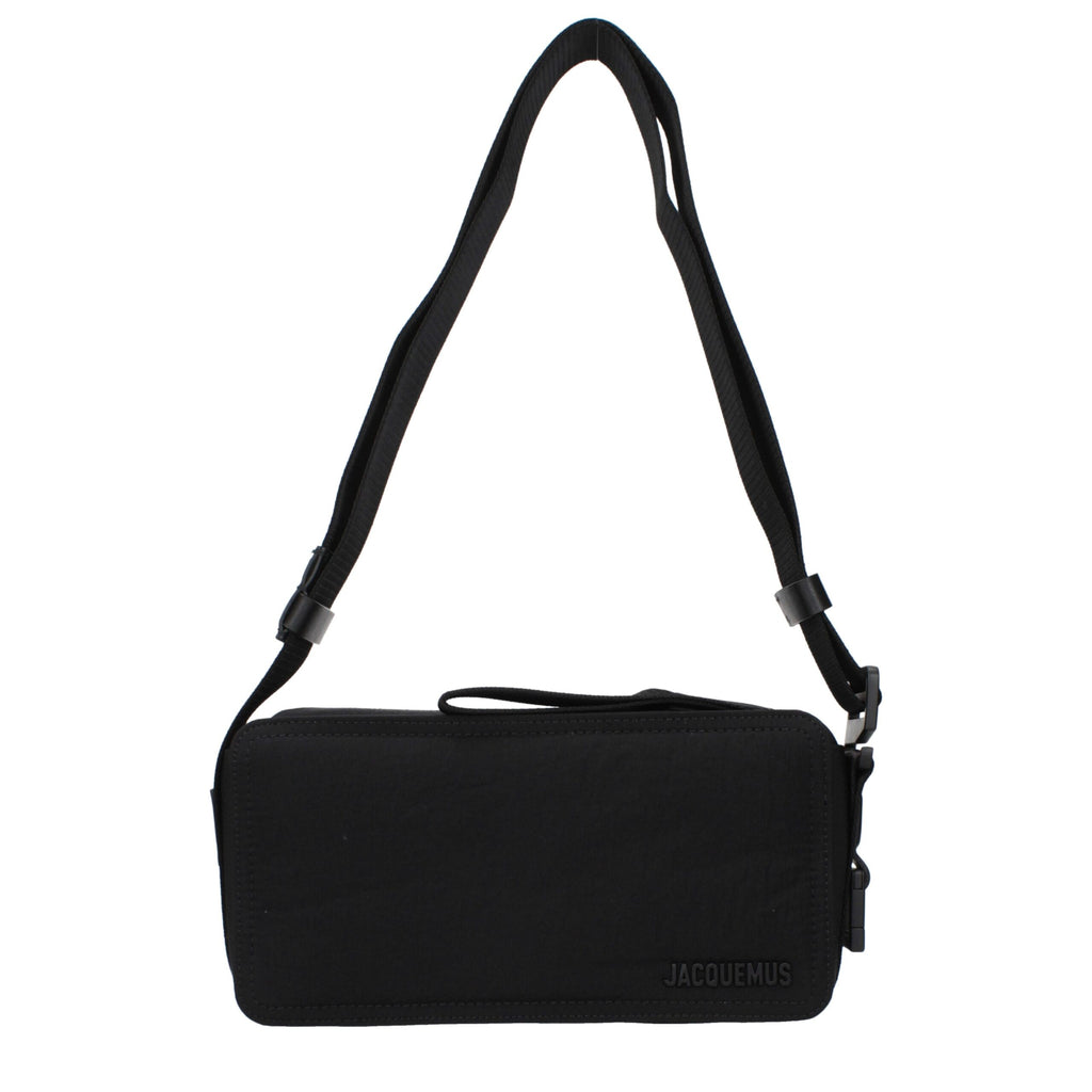Jacquemus Black Fabric Crossbody Bag