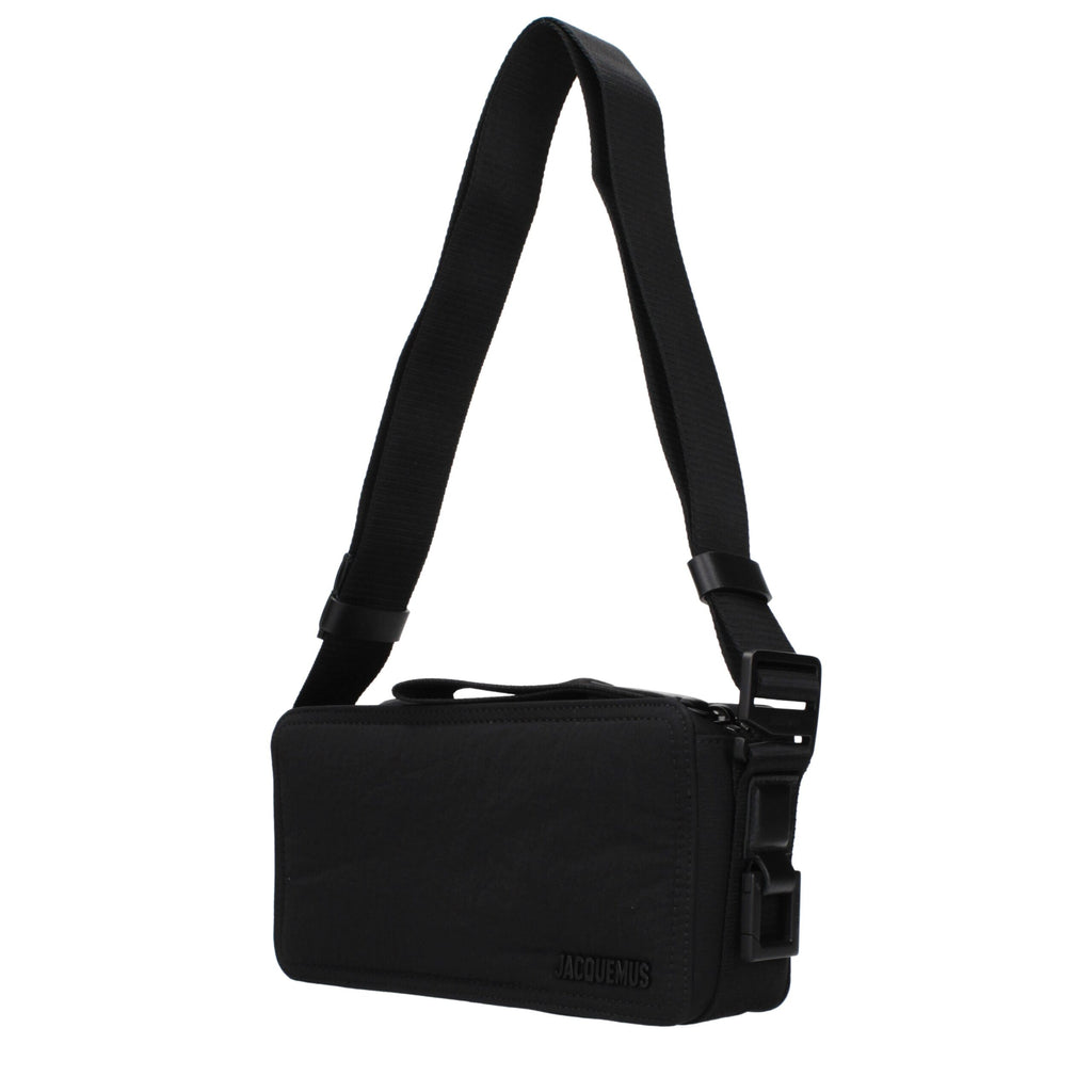 Jacquemus Black Fabric Crossbody Bag