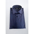 Baldinini Trend Blue Cotton Men Shirt