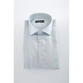 Baldinini Trend Light Blue Cotton Men Shirt