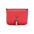 Mario Valentino Rosso Polyurethane Women's Bag With Removable Shoulder Strap