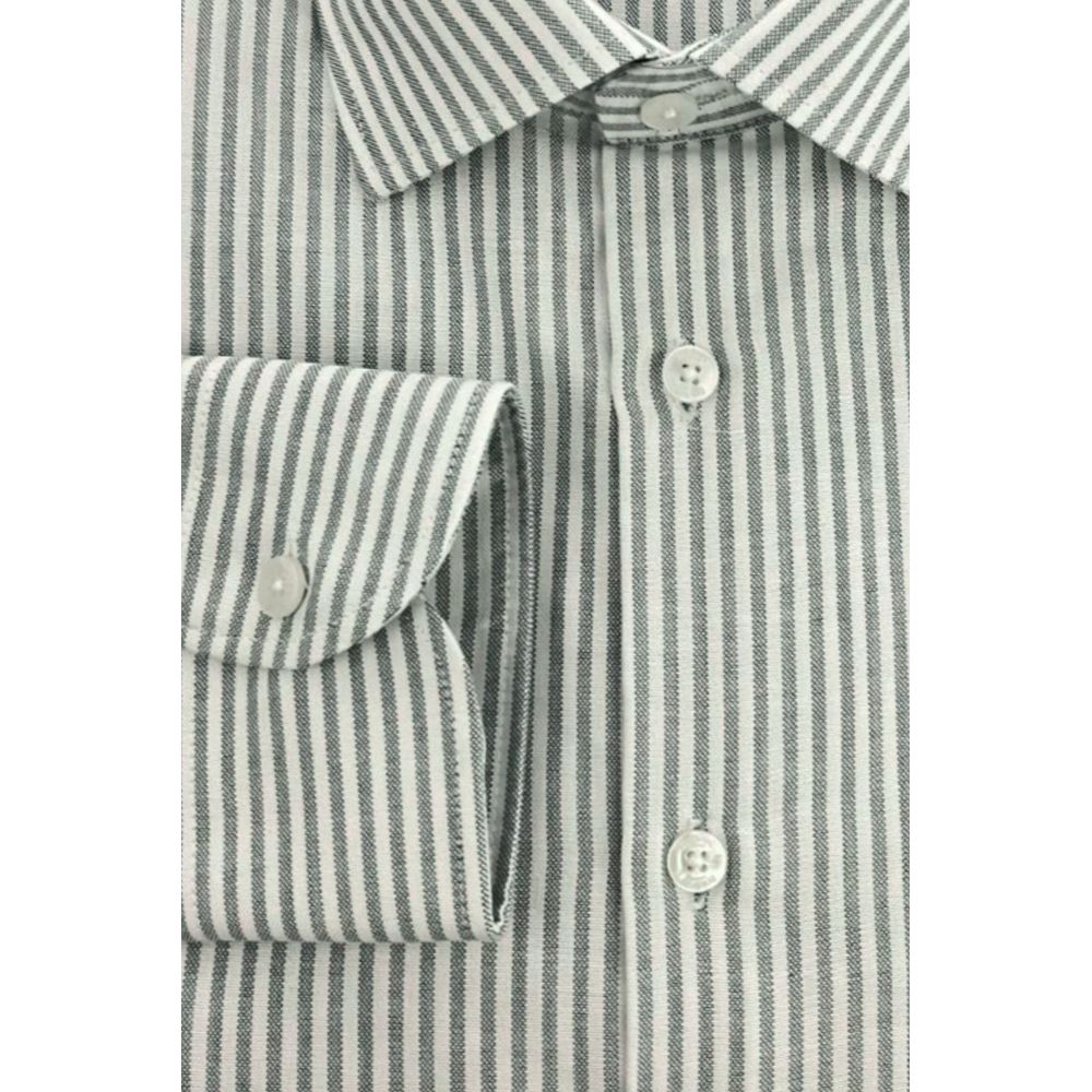Baldinini Trend Green Cotton Men Shirt