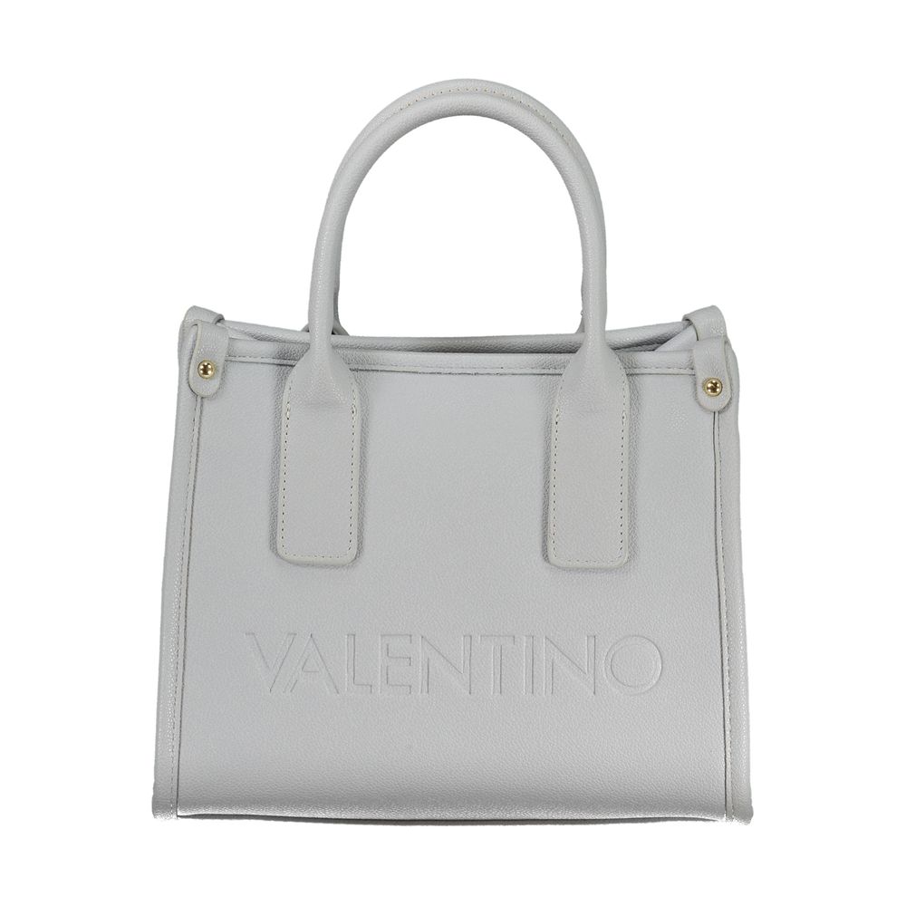 Mario Valentino Azzurro Polyurethane Women's Bag with Handles