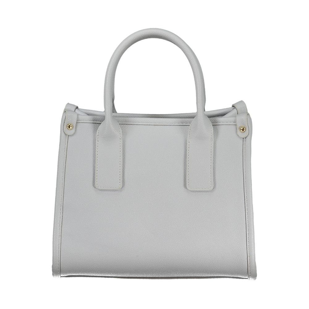 Mario Valentino Azzurro Polyurethane Women's Bag with Handles