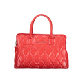 Mario Valentino Rosso Polyurethane Women's Bag with Handles and Compartments