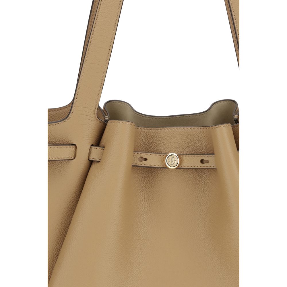 Tory Burch Beige Leather Shoulder Bag