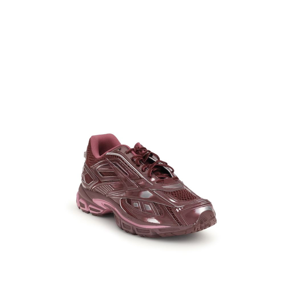 Reebok Bordeaux Polyethylene Athletic Sneakers