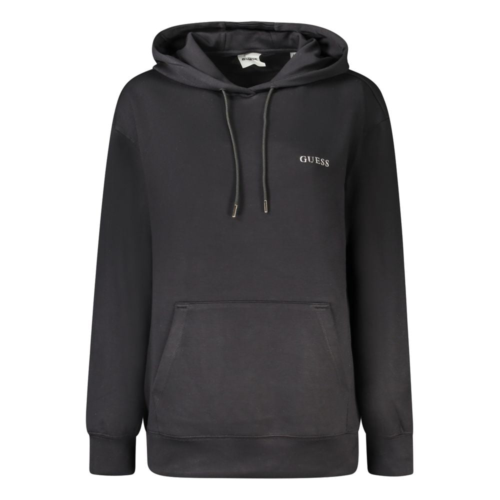 Guess Jeans Black Polyester Women's Sweatshirt