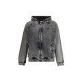 Diesel Gray Fabric Sweatshirt