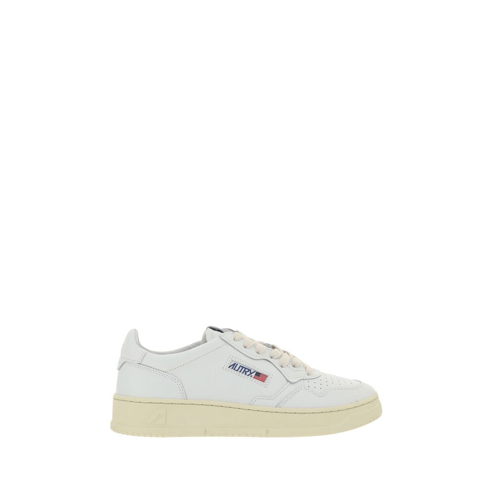 Autry White Calf Leather Bos Taurus Sneakers