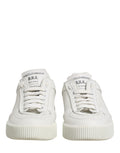 Dolce & Gabbana White MIAMI Calf Low Top Men Sneakers  Shoes