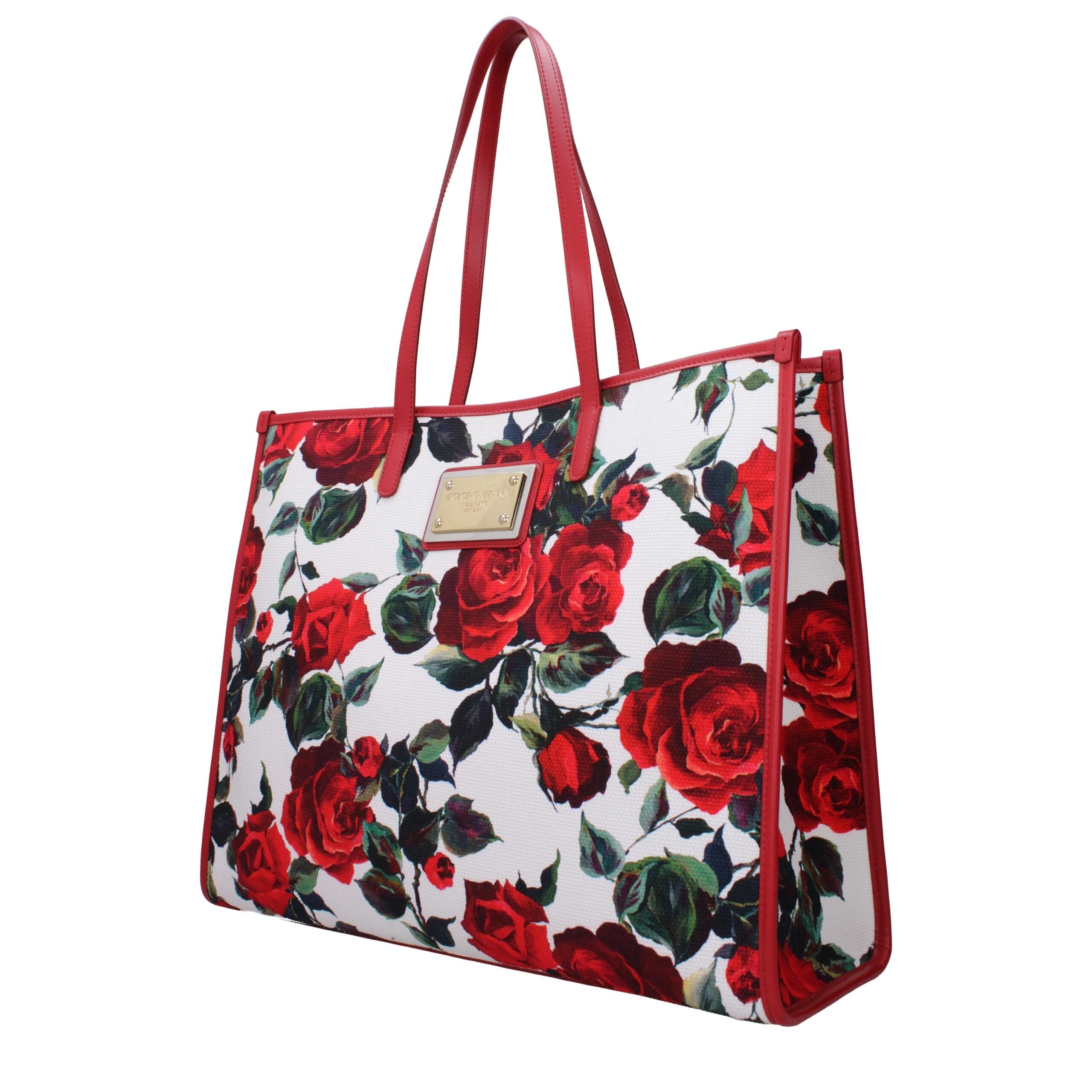 Dolce & Gabbana Red Fabric Shoulder Bag