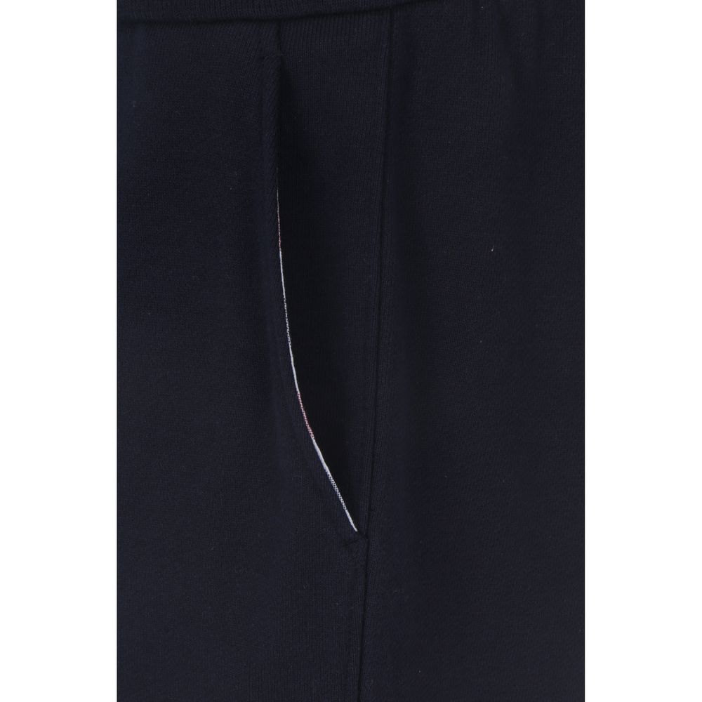 Thom Browne Blue Cotton Athletic Pants