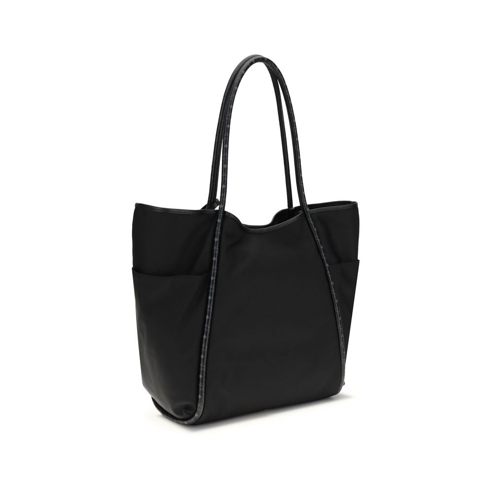 MCM Black Fabric Shoulder Bag