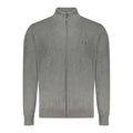 Norway 1963 Gray Polyester Men Cardigan