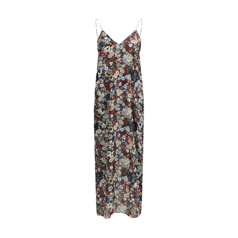 Khaite Black Silk Casual Dress