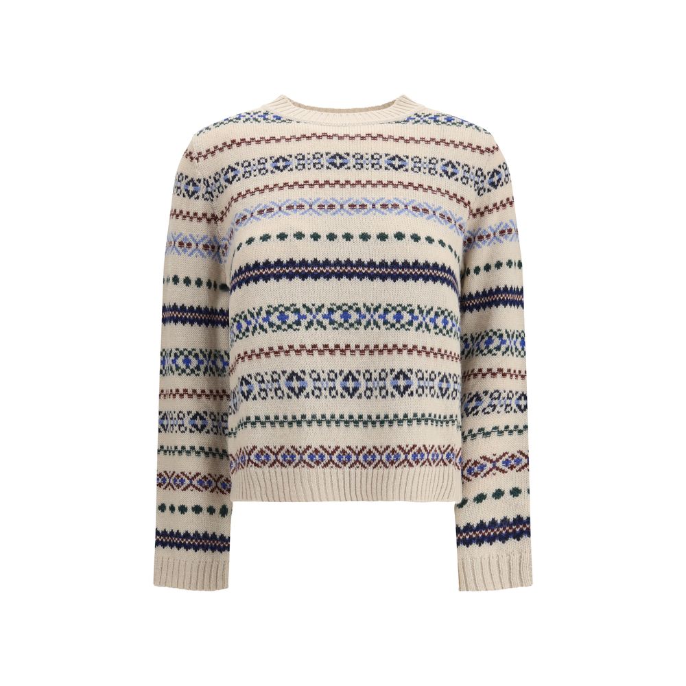 Max Mara Multicolor Marabou Sweatshirt
