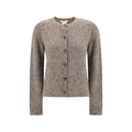 The Row Beige Cashmere Cardigan