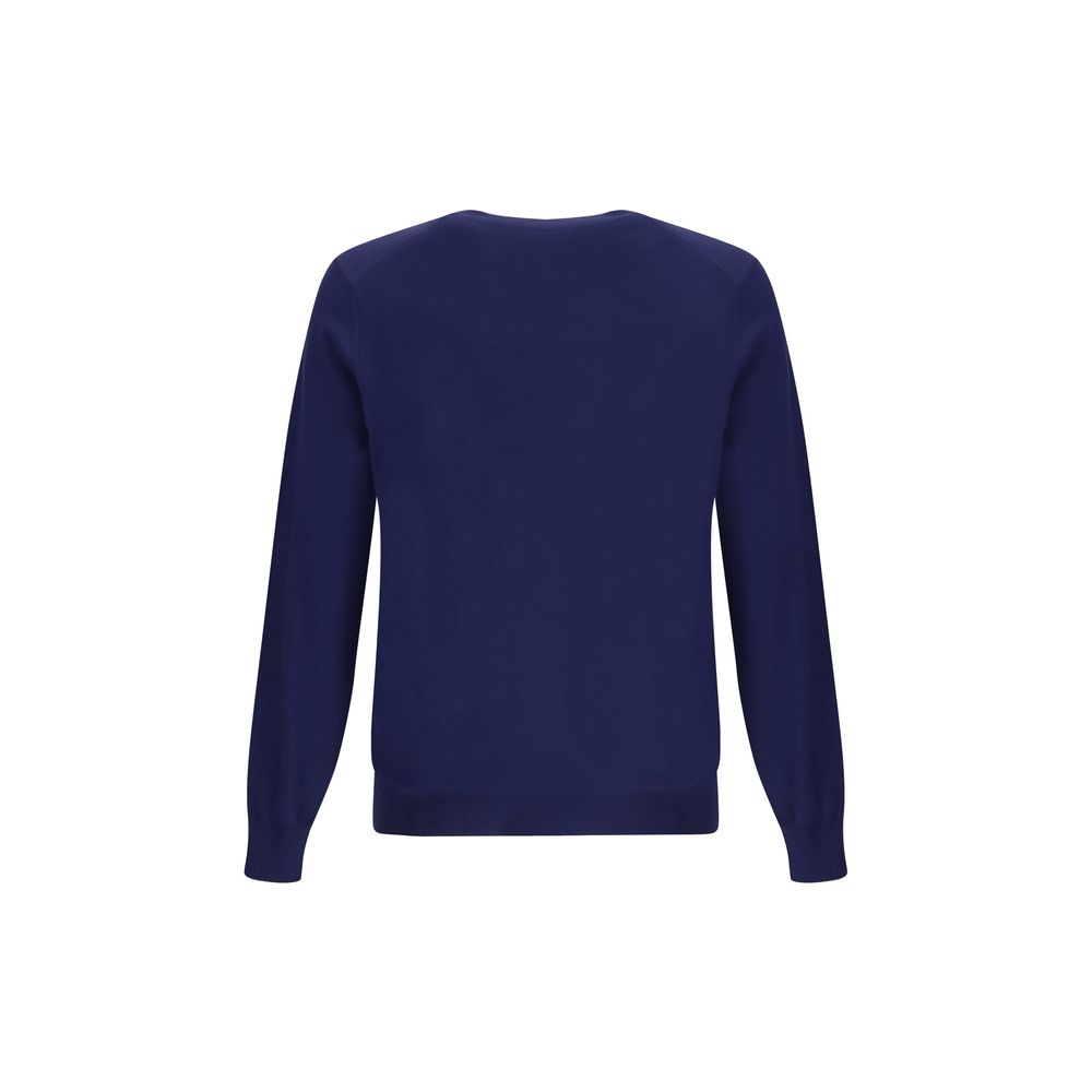 Brunello Cucinelli Blue Wool Oves Aries Sweatshirt
