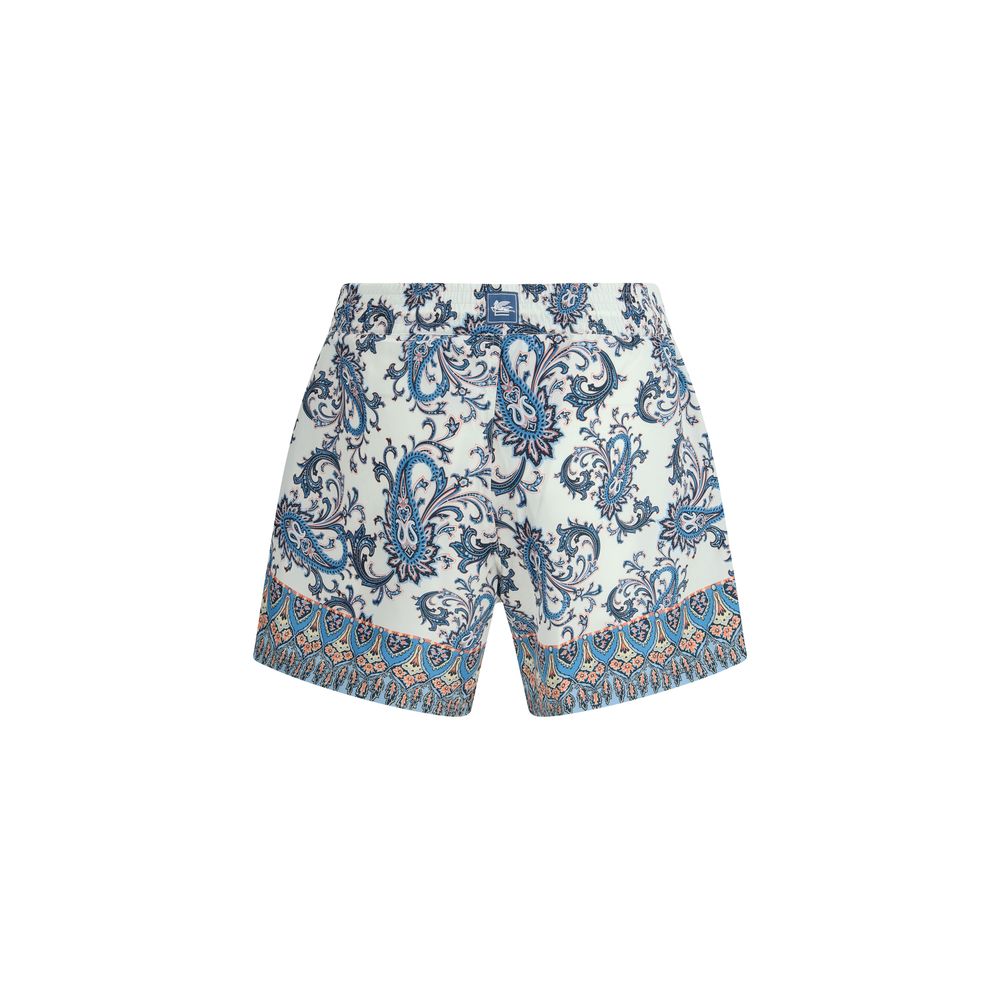 Etro Multicolor Polyester Shorts