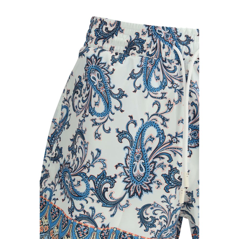 Etro Multicolor Polyester Shorts