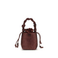 Ganni Bordeaux Recycled Polyester Handbag