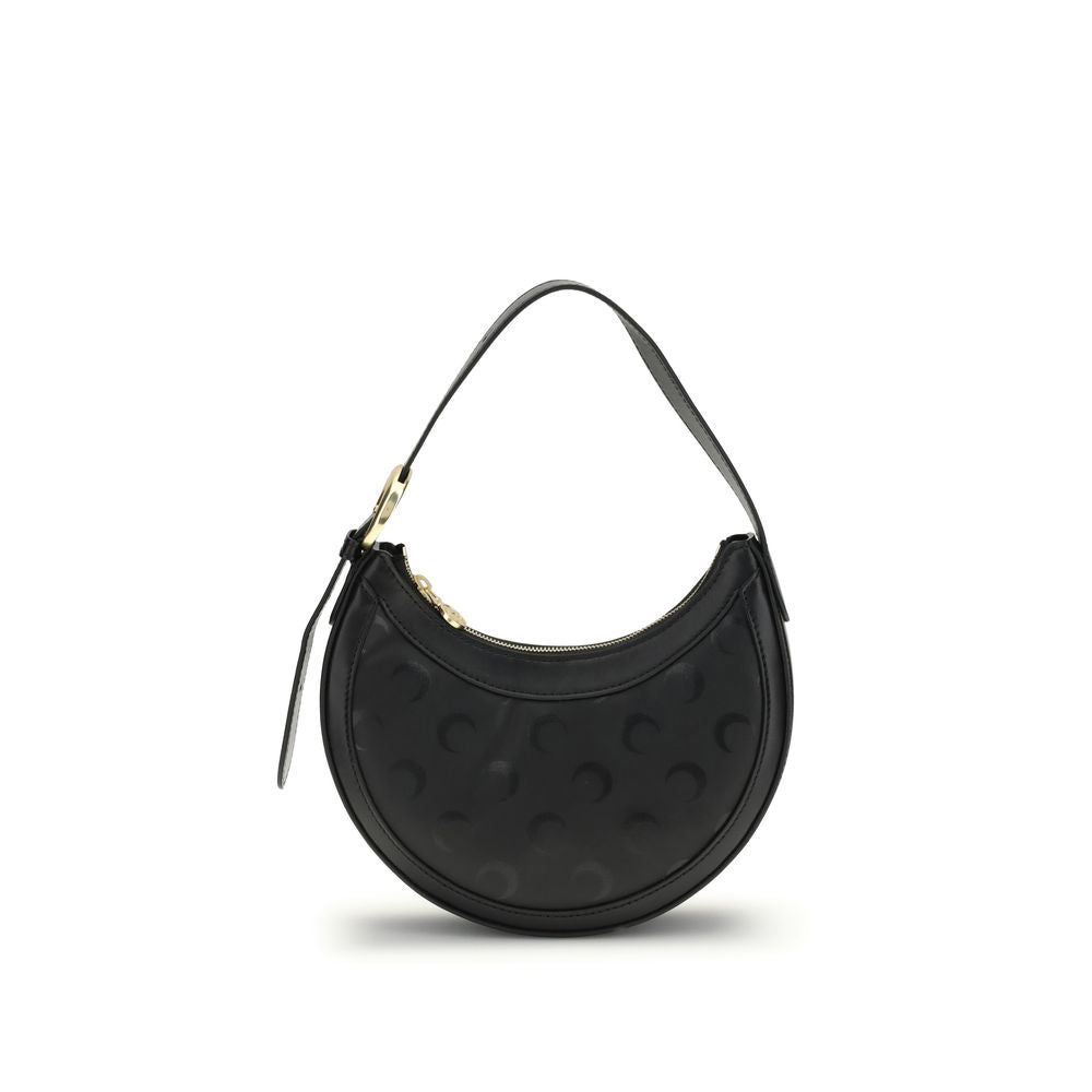 Marine Serre Black Polyethylene Shoulder Bag