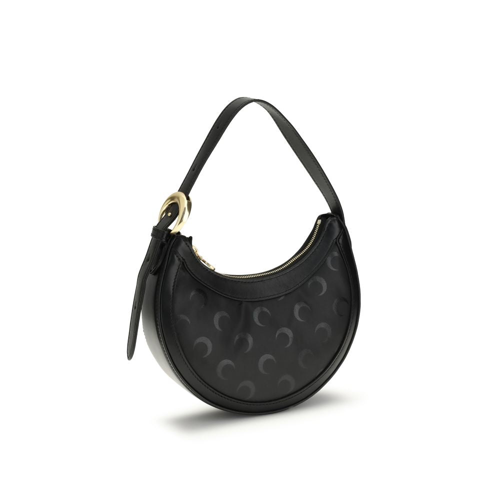Marine Serre Black Polyethylene Shoulder Bag