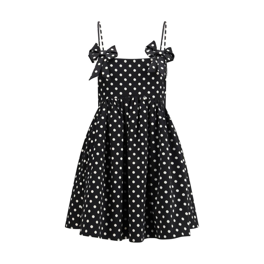 Ganni Black Recycled Polyester Casual Dress