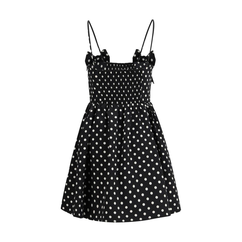 Ganni Black Recycled Polyester Casual Dress