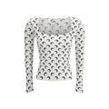 Marine Serre White Polyamide Top