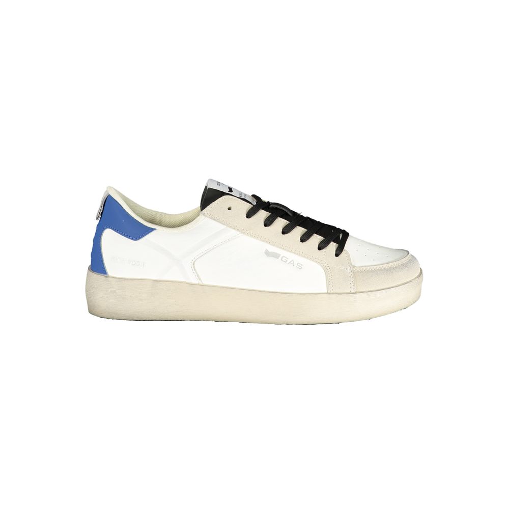 Gas White Polyurethane Men Sneaker