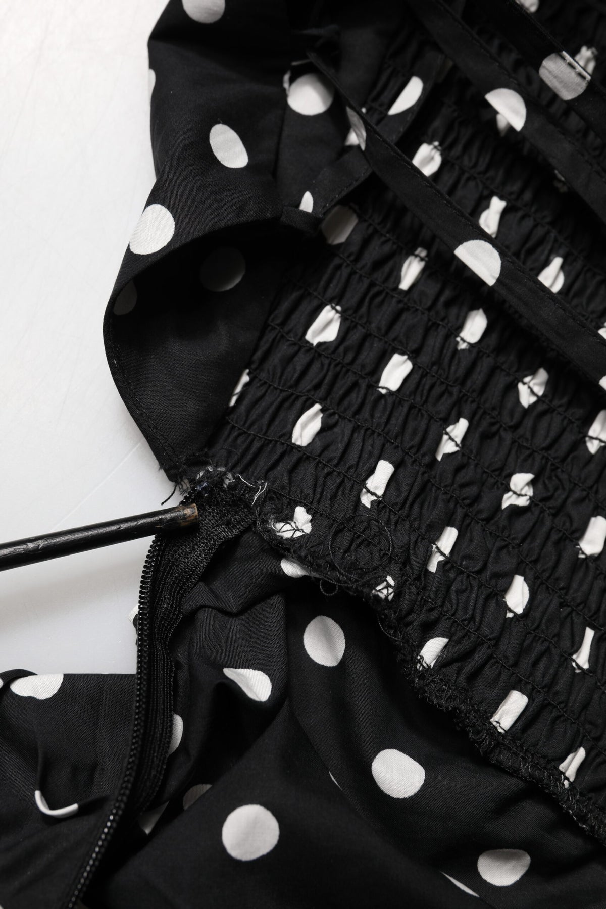 Patrizia Pepe Black White Polka Dot Short Sleeves Mini Dress