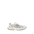 Dsquared² White Calf Leather Bos Taurus Athletic Sneakers