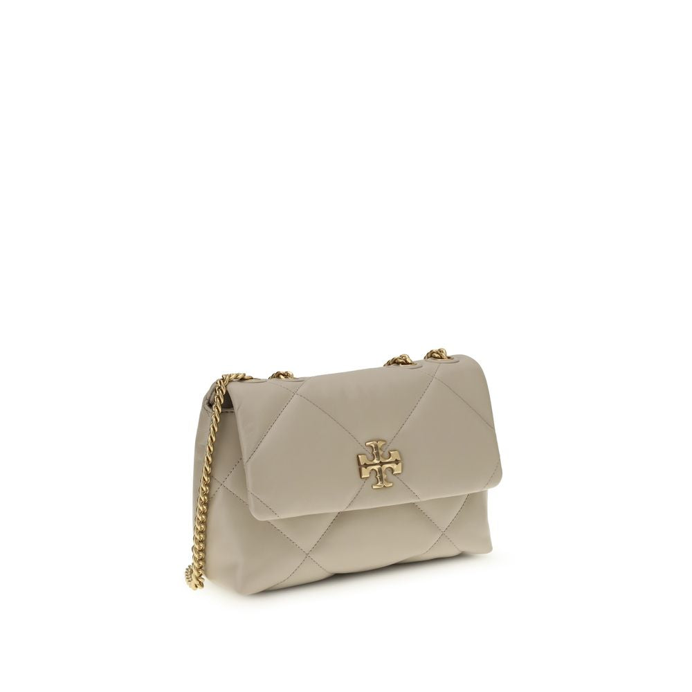 Tory Burch Beige Calf Leather Bos Taurus Shoulder Bag