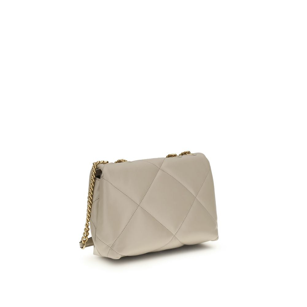 Tory Burch Beige Calf Leather Bos Taurus Shoulder Bag