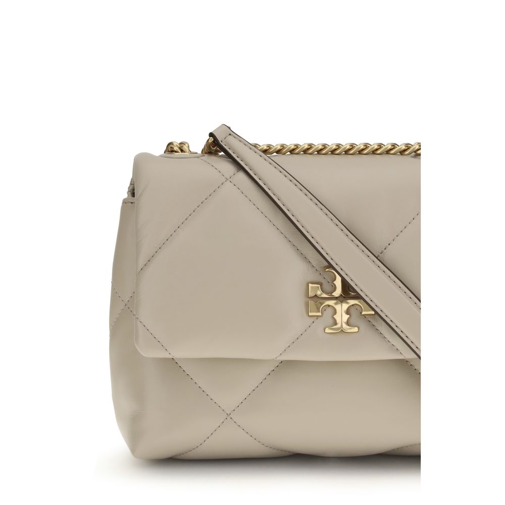 Tory Burch Beige Calf Leather Bos Taurus Shoulder Bag