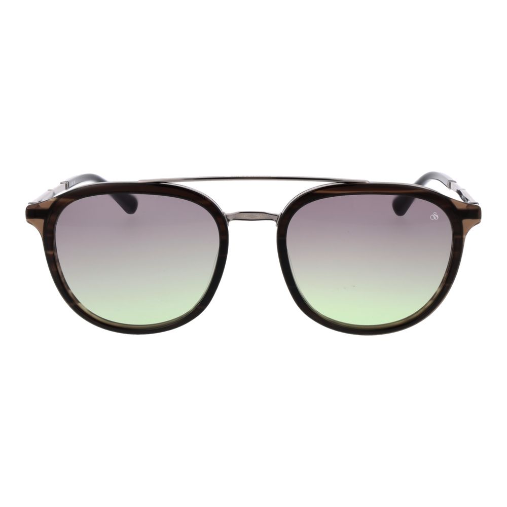 Scotch & Soda Brown Acetate Sunglasses