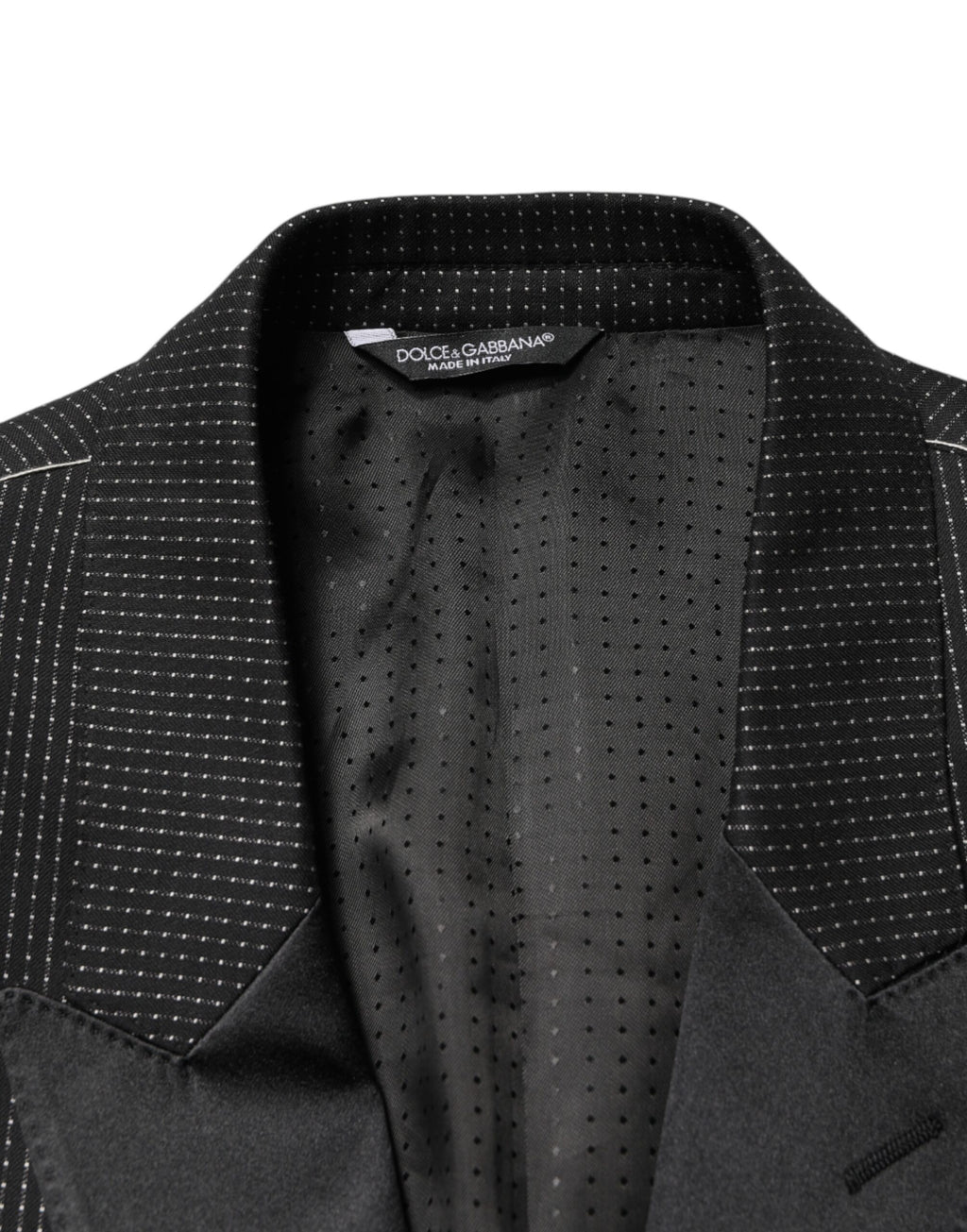 Dolce & Gabbana Dark Gray Fantasy Single Breasted Jacket Blazer