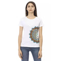 Trussardi Action White Cotton Tank Tops