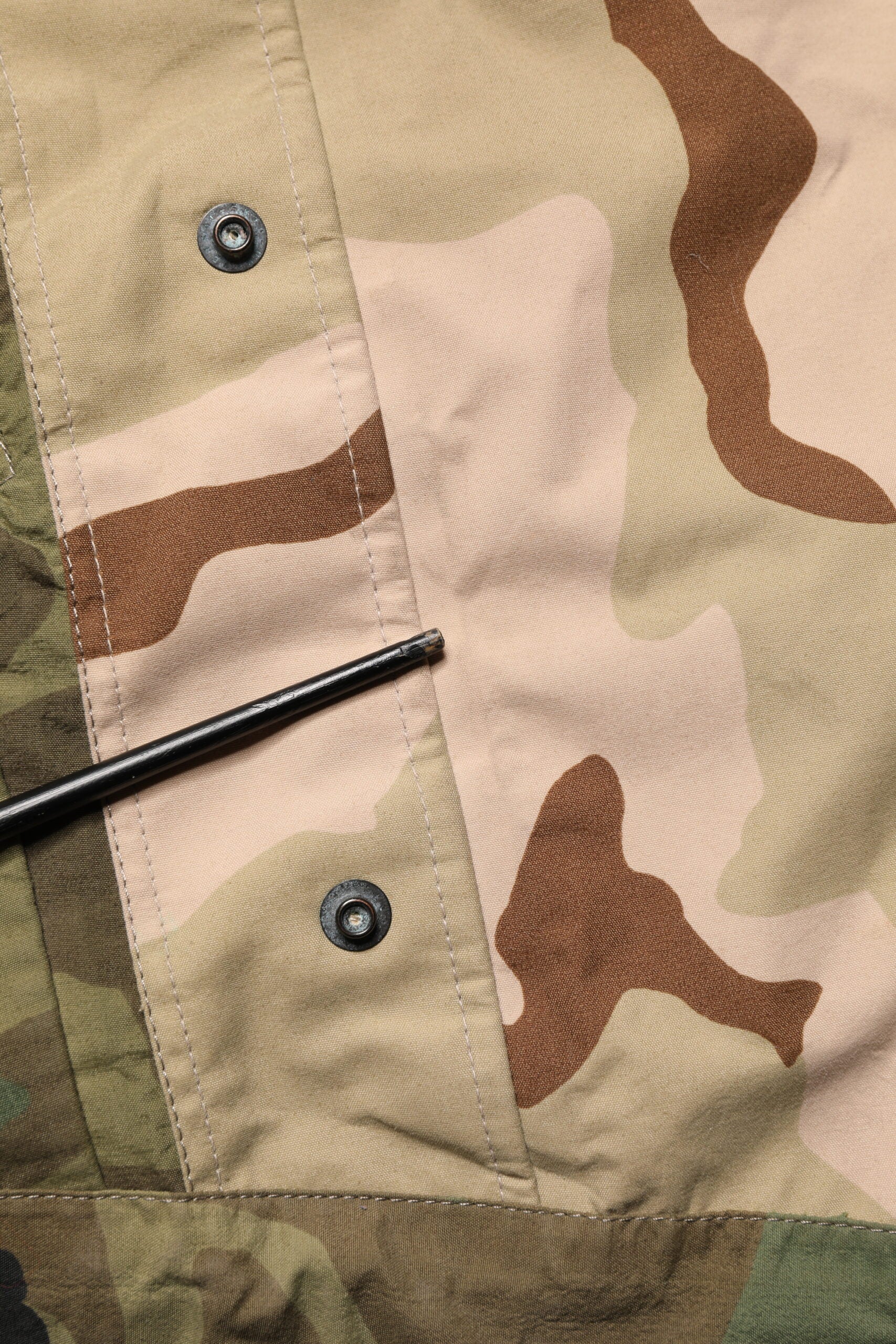Dolce & Gabbana Multicolor Camouflage Hooded RainCoat Jacket