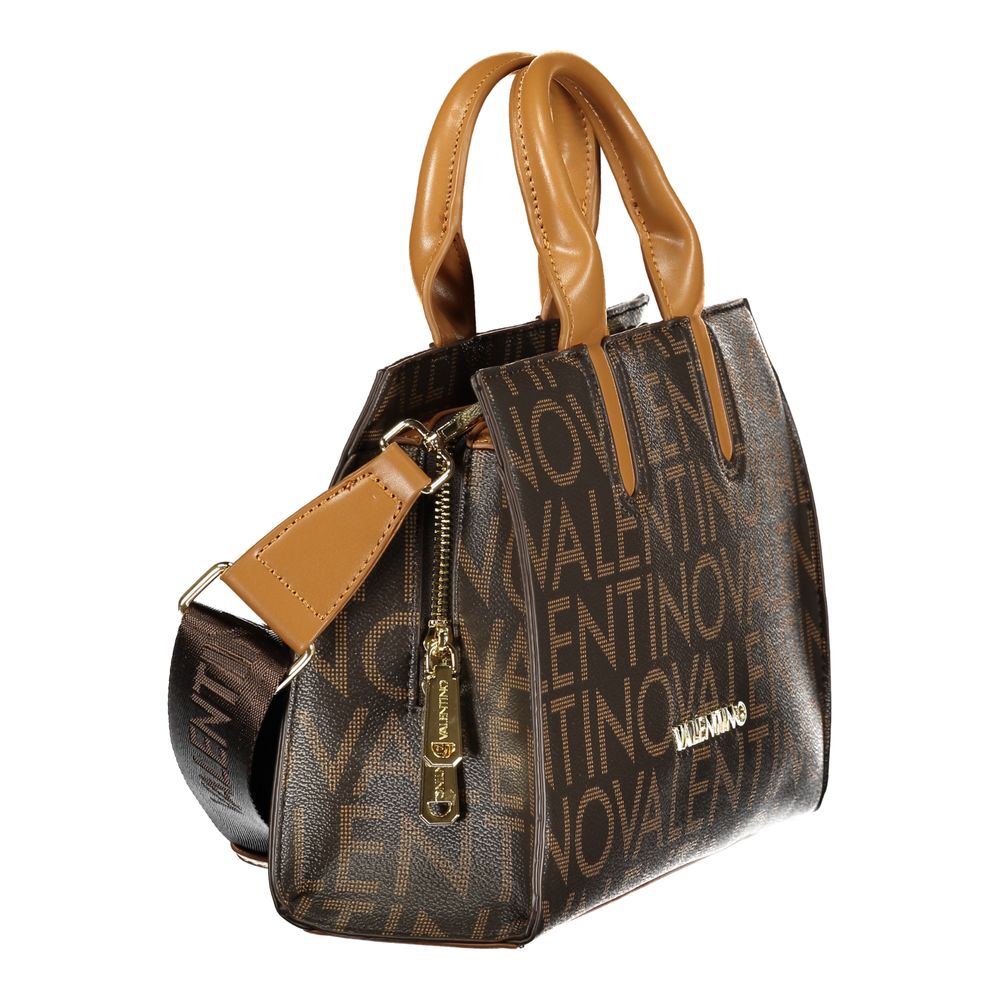 Mario Valentino Brown Polyurethane Women's Bag