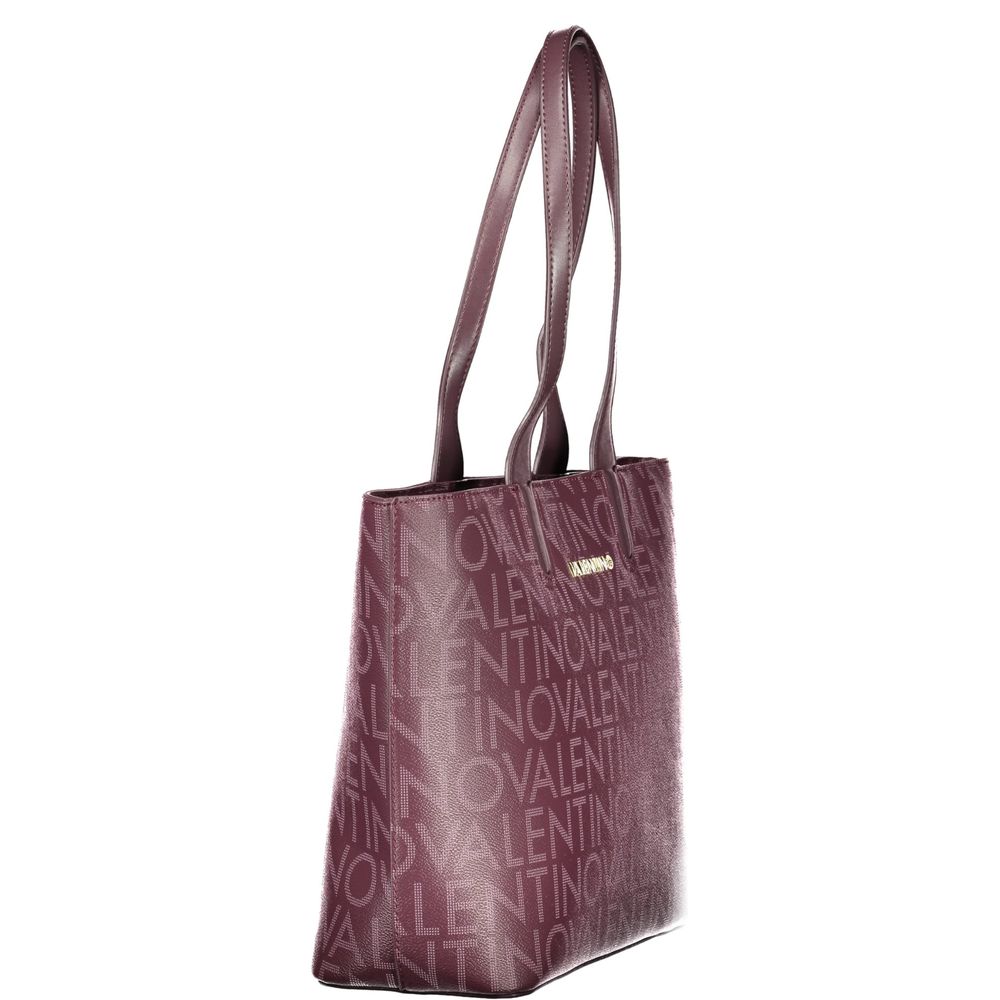 Mario Valentino Rosso Polyurethane Women's Bag with Handles