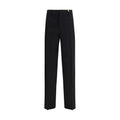Versace Black Wool Oves Aries Dress Pants