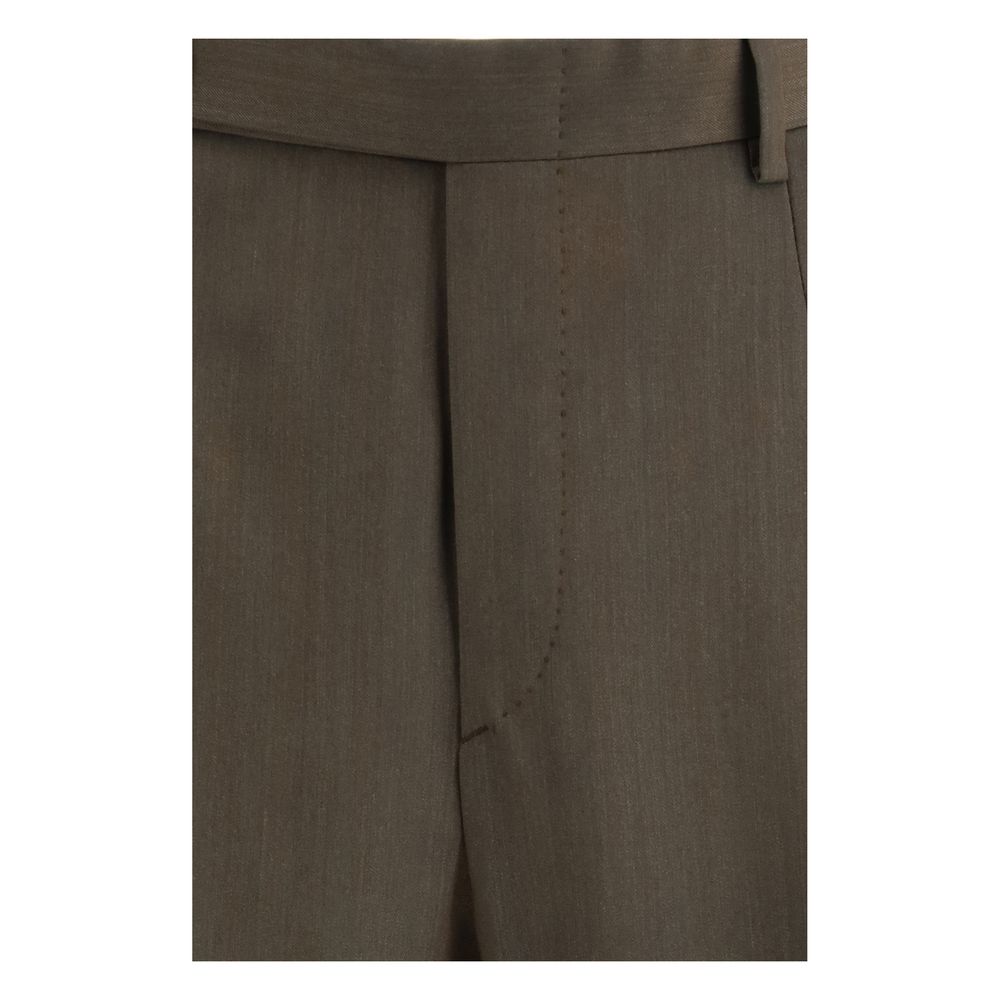 Brioni Bicolor Wool Oves Aries Casual Pants